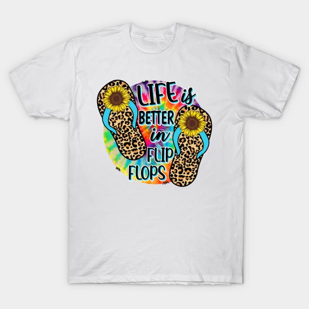 Flip Flops T-Shirt by Lifestyle T-shirts